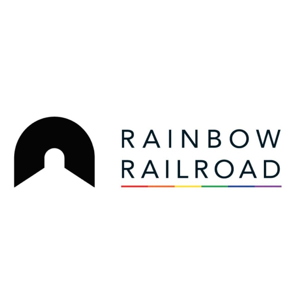 100% of proceeds donated to Rainbow Railroad